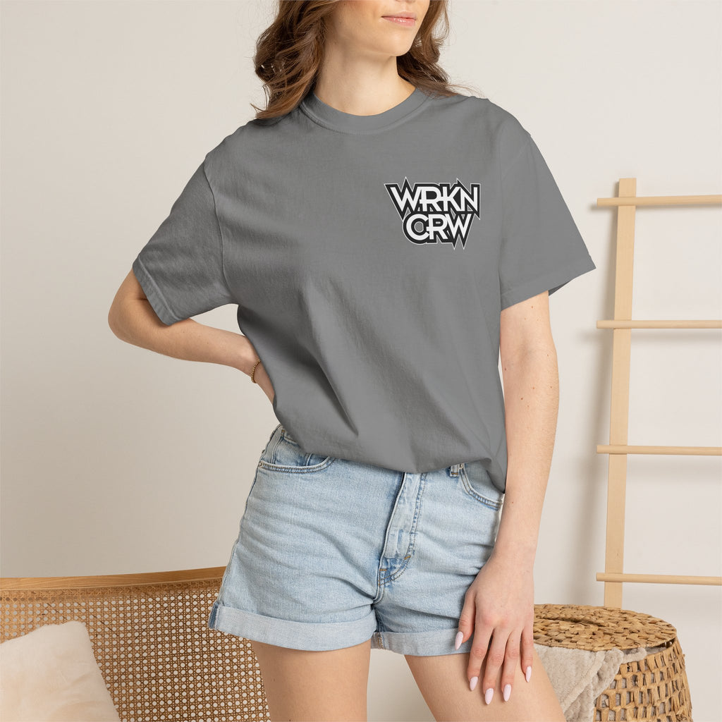 WRKN CRW Weightlifting T-Shirt — "for those willing to work" Gym Tee