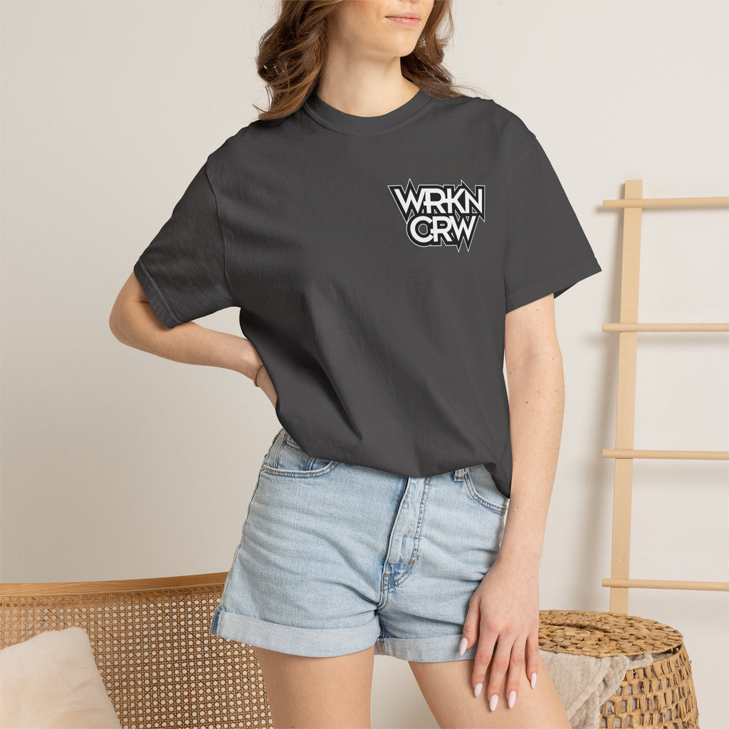 WRKN CRW Weightlifting T-Shirt — "for those willing to work" Gym Tee