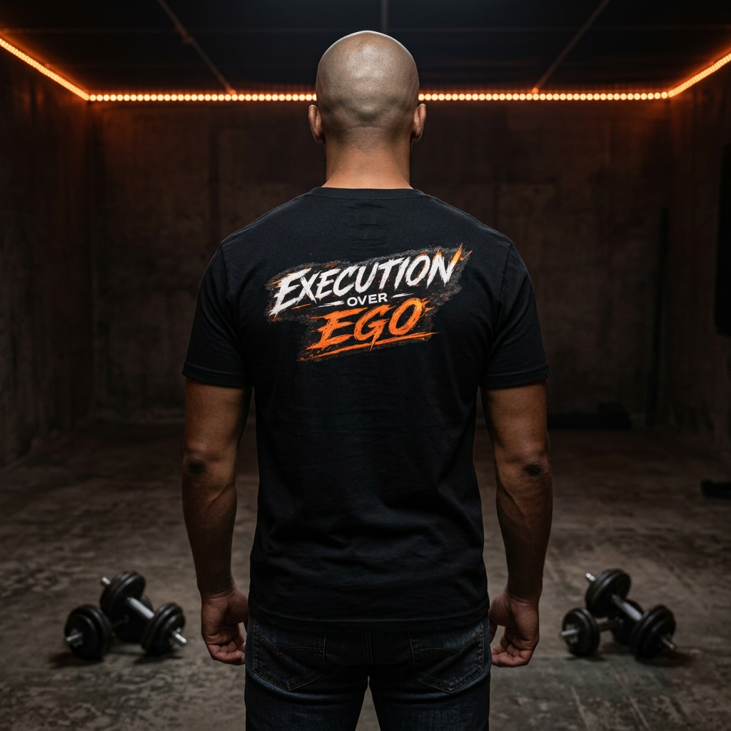 Execution Over Ego Graphic T-Shirt — WRKN CRW Motivational Streetwear