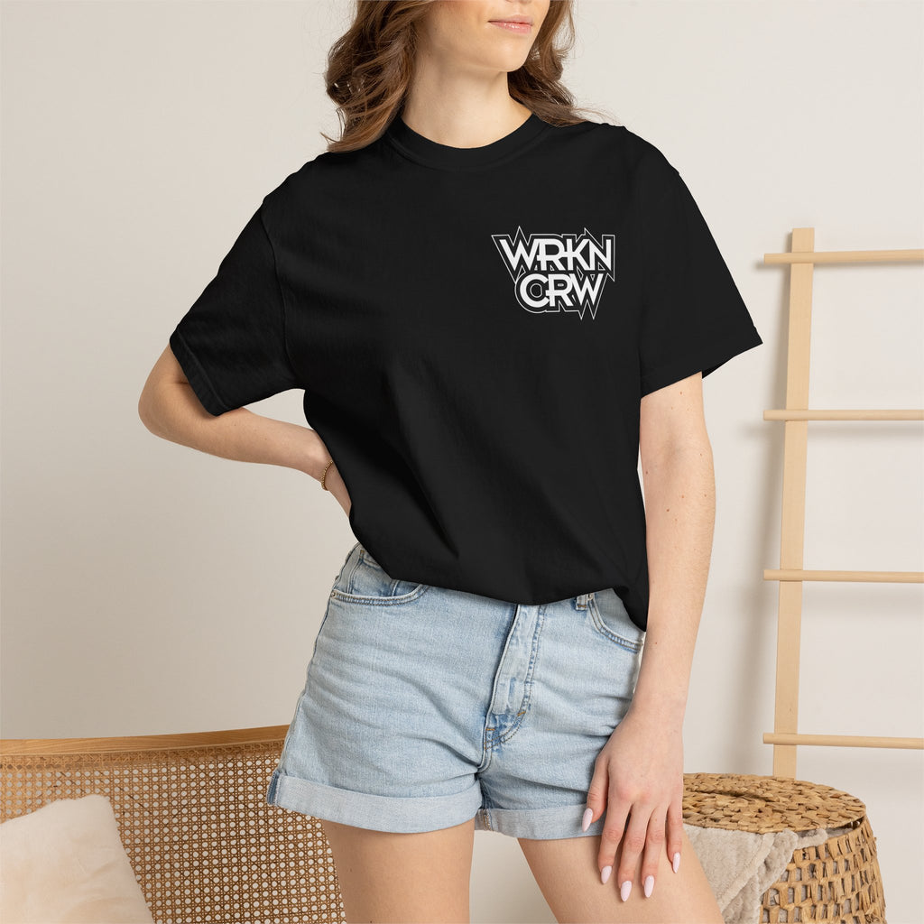 WRKN CRW Weightlifting T-Shirt — "for those willing to work" Gym Tee