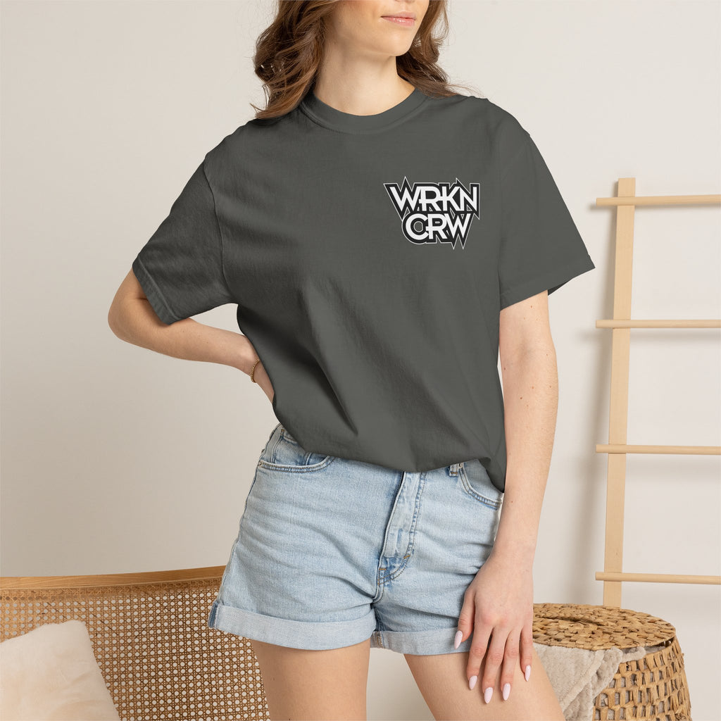 WRKN CRW Weightlifting T-Shirt — "for those willing to work" Gym Tee