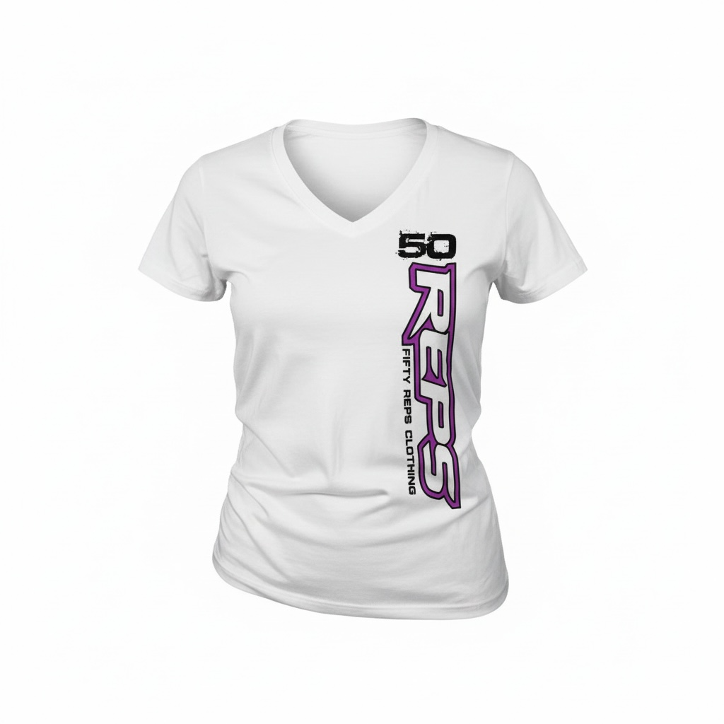 Womans V-Neck 50 Reps Top